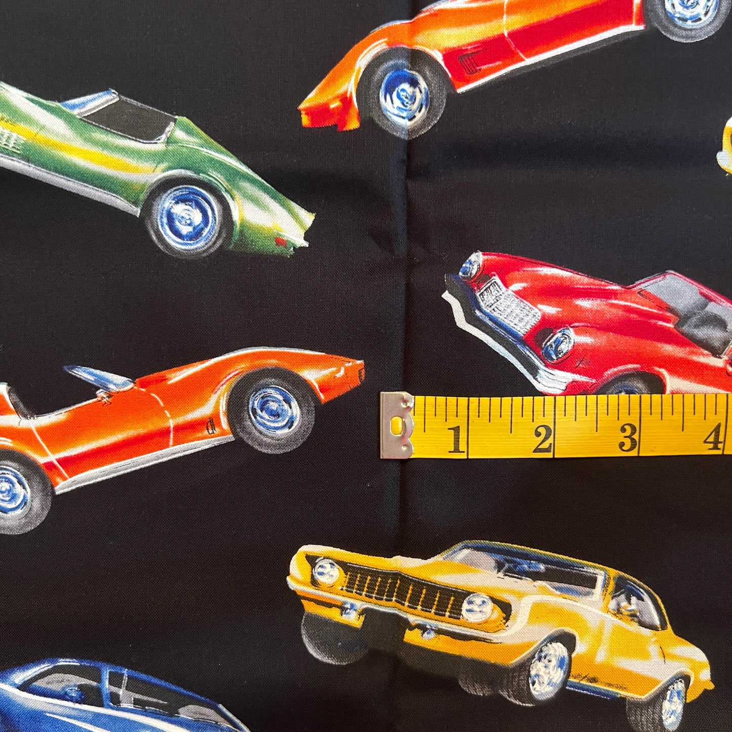 Classic Cars Cotton: 1 yd