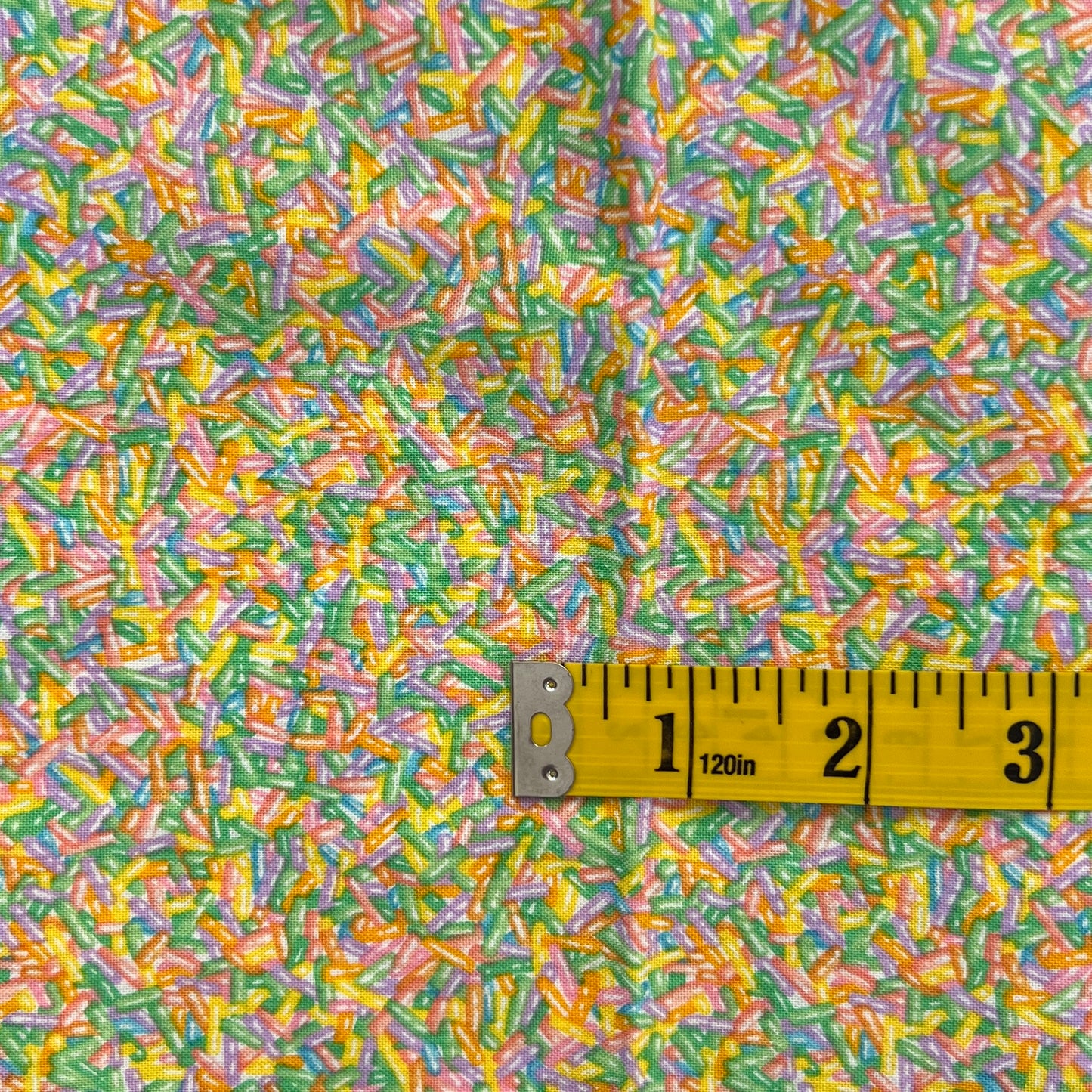 Rainbow Sprinkles Cotton: 1 yd