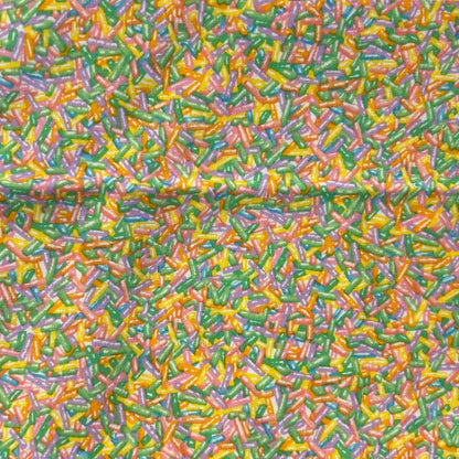 Rainbow Sprinkles Cotton: 1 yd