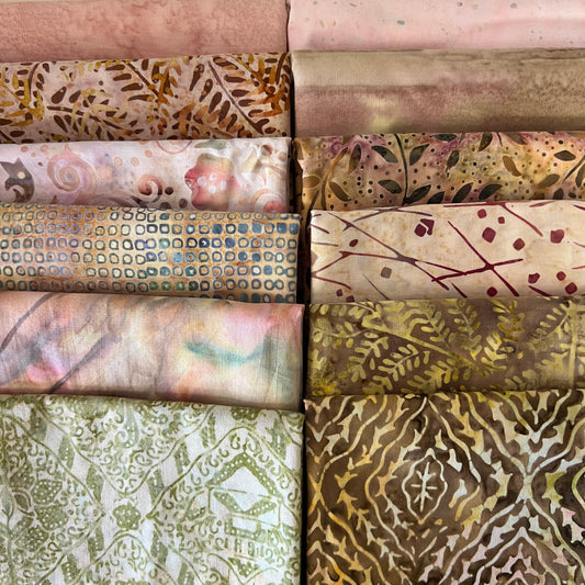 Sand & Rose Batik Quarter Yard Bundle