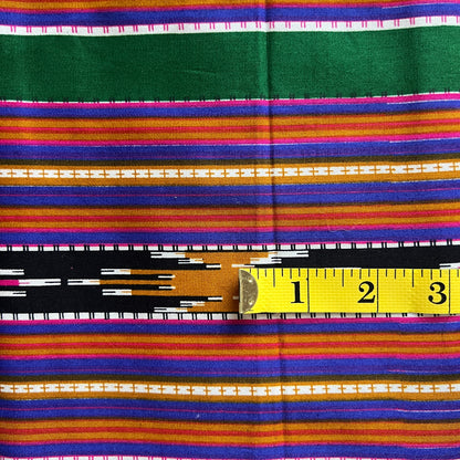 Tribal Stripe Cotton: 2 yds