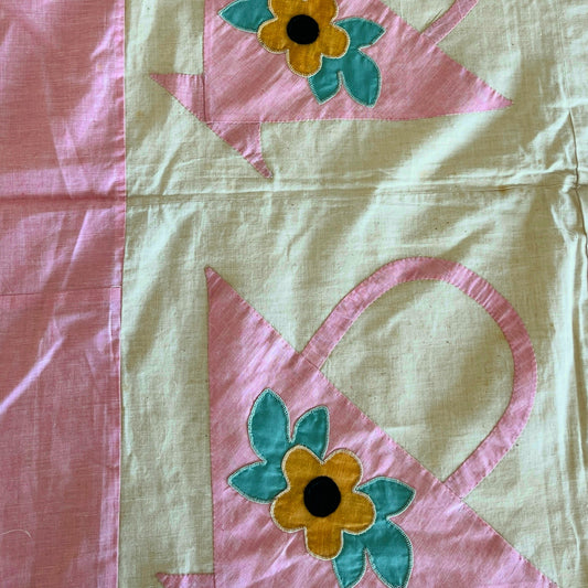 Floral Baskets Quilt Top