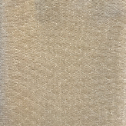 Cream Diamond Cotton Upholstery: 2 yds