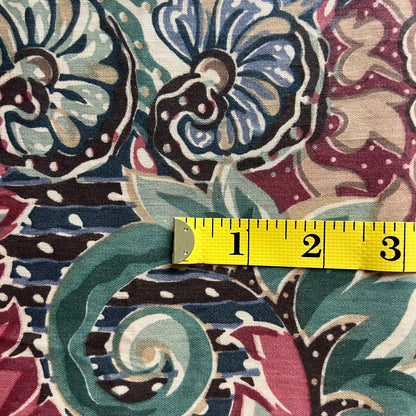 Abstract Floral Cotton: 3 yds