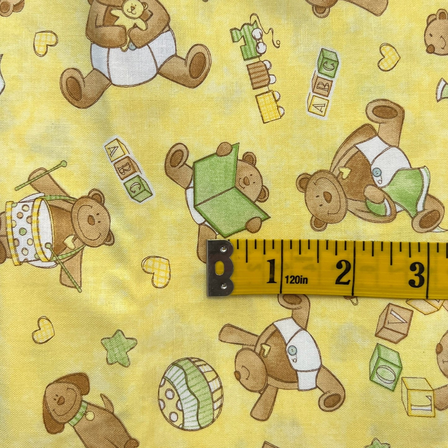 Button-Up Bears Cotton: 3.25 yds