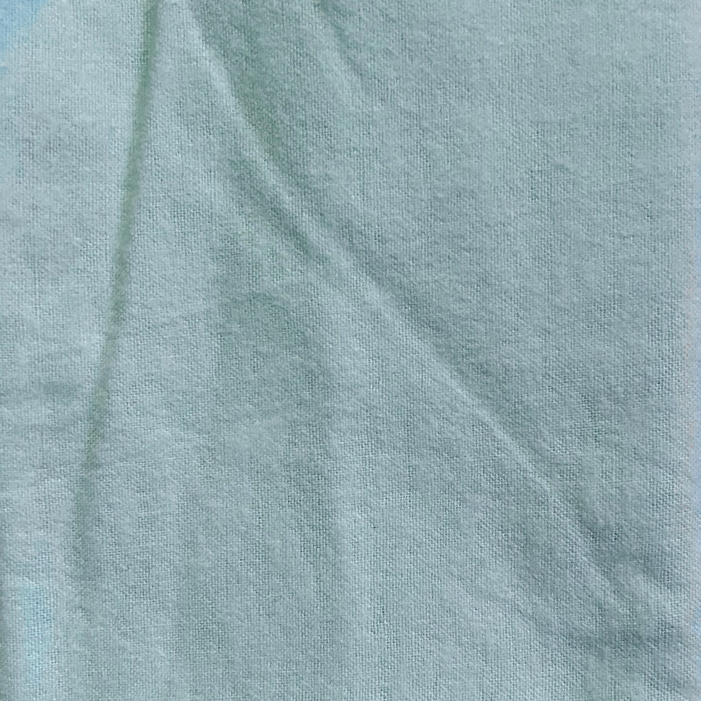 Robin Egg Blue Flannel: 1 yd