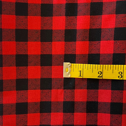 Buffalo Plaid Poly Blend; 1 yd