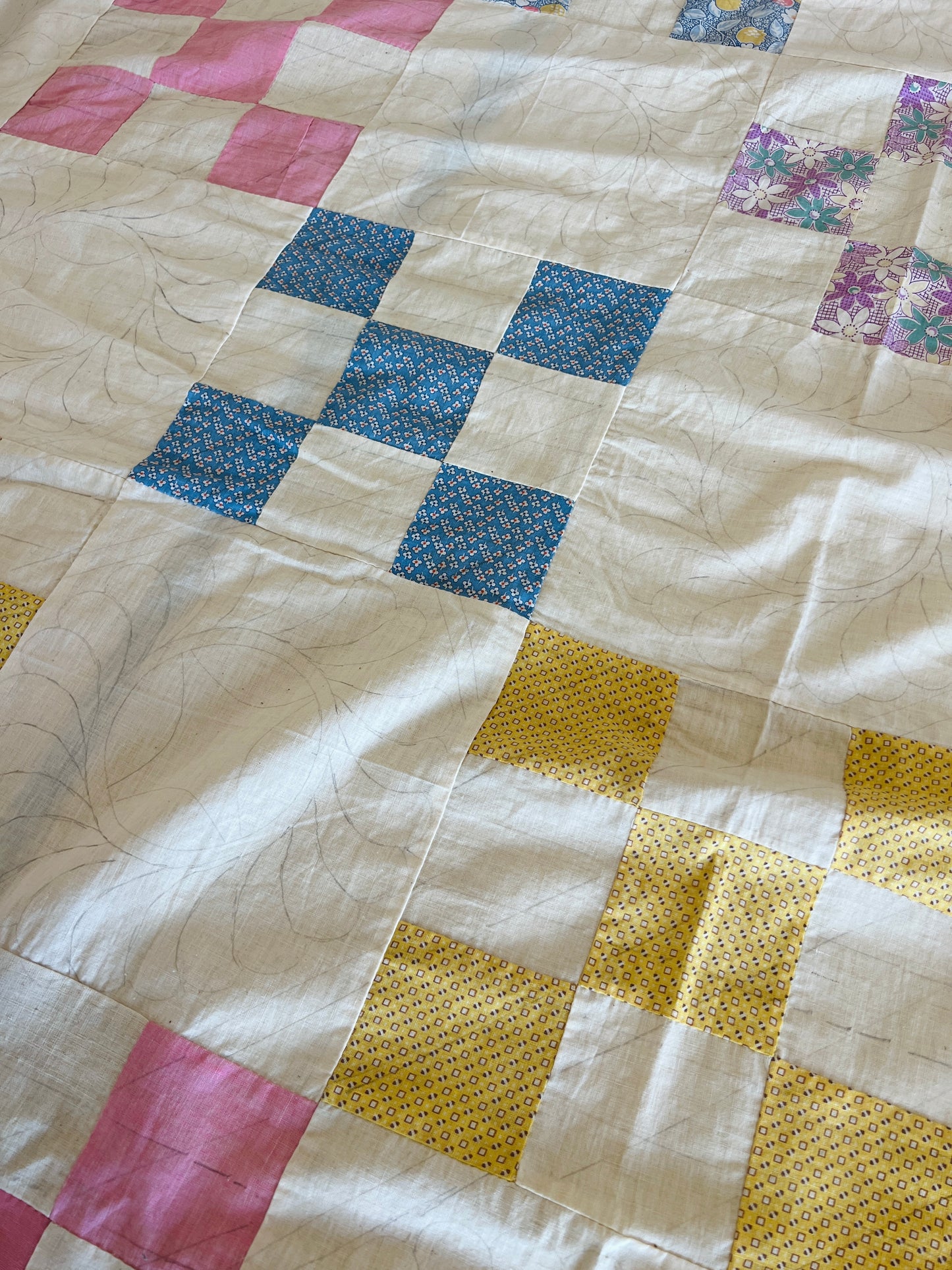 Checkerboard Squares Quilt Top