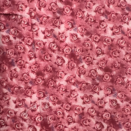 Rose Cotton Blend: 2.5 yds