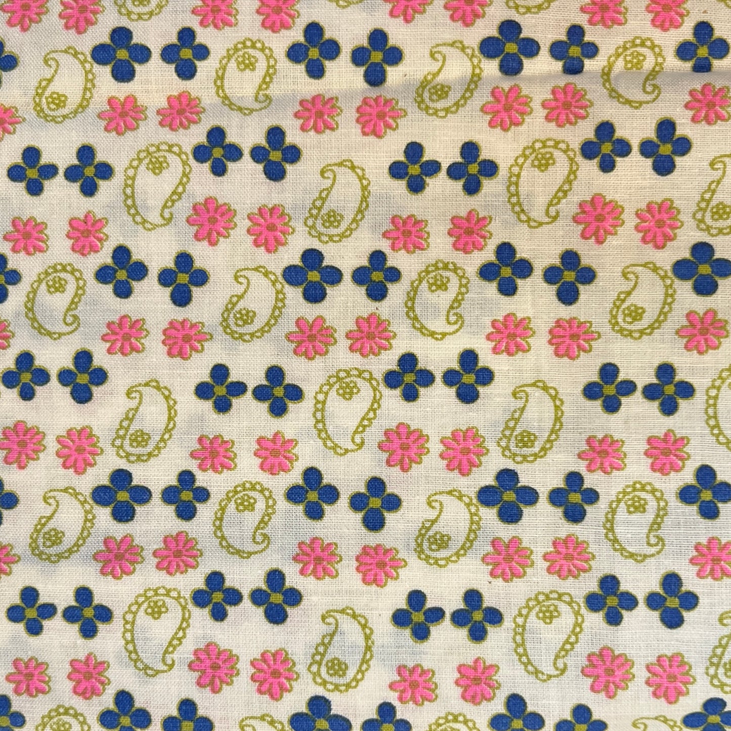 Paisley & Floral Vintage Cotton: 2 yds