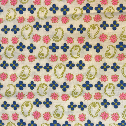 Paisley & Floral Vintage Cotton: 2 yds