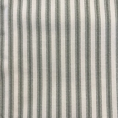 Sage Stripe Cotton Twill: 1.25 yds