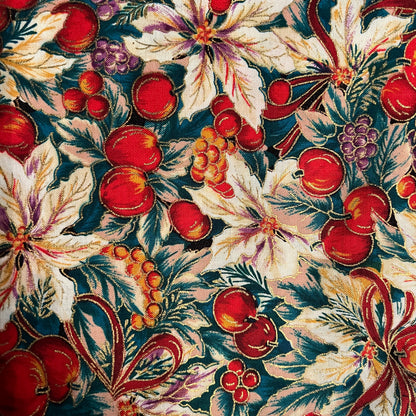 Holiday Flowers Cotton: 3 yds