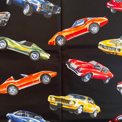 Classic Cars Cotton: 1 yd