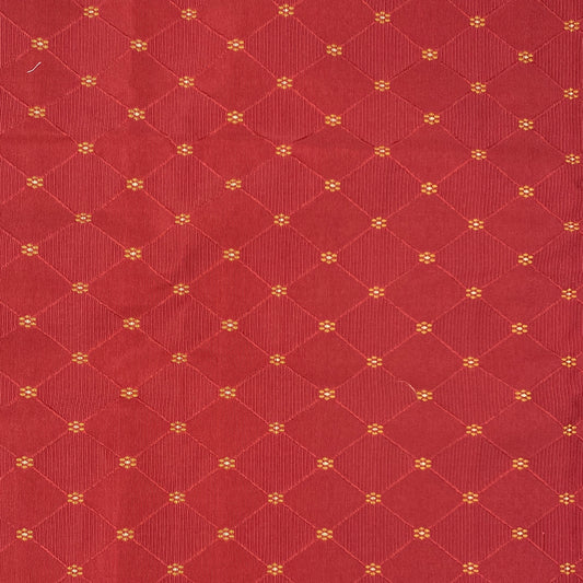 Red & Gold Home Decor Fabric: 2 yds