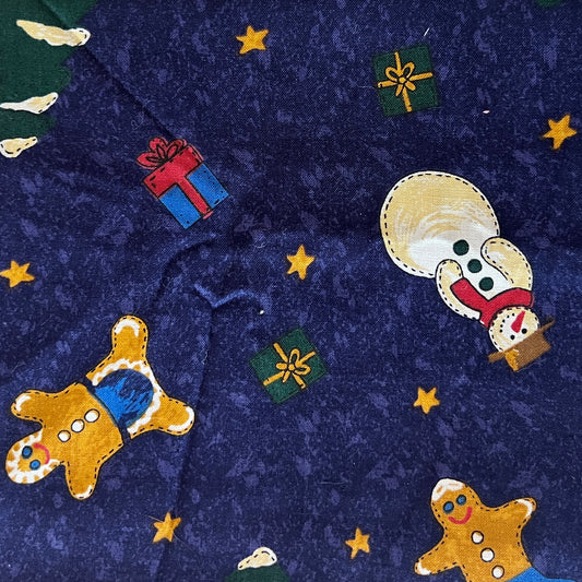 Gingerbread Snowmen: 1.5 yds