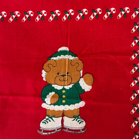 Retro Holiday Bears Cotton: 1.5 yds