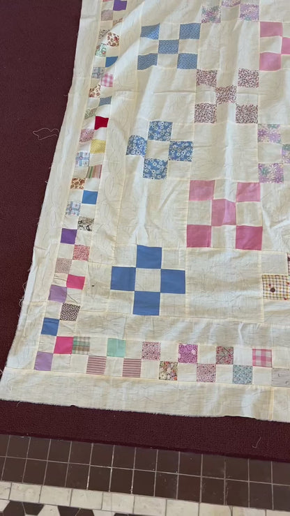 Checkerboard Squares Quilt Top